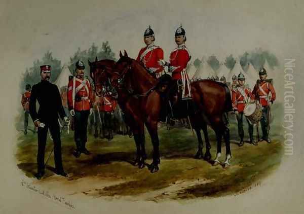 Second Volunteer Battalion, Royal Fusiliers, 1884 - view 1