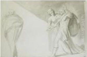 Macbeth Discovering Banquo's Ghost by George Romney