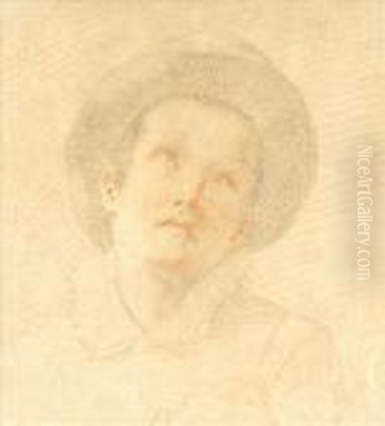 Study Ofa Young Boy, Head And Shoulders - view 1