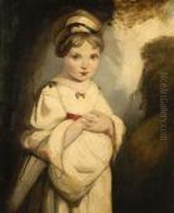 Study Ofa Young Girl In A Landscape