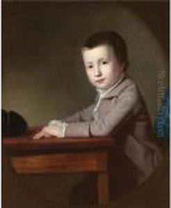 Portrait Of John Wells When A Boy by George Romney