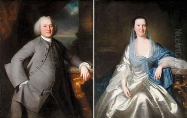 Portrait Of William Gillison Of
Melling, Lancashire (d.1780); And His Wife, Miriam Gillison - view 1