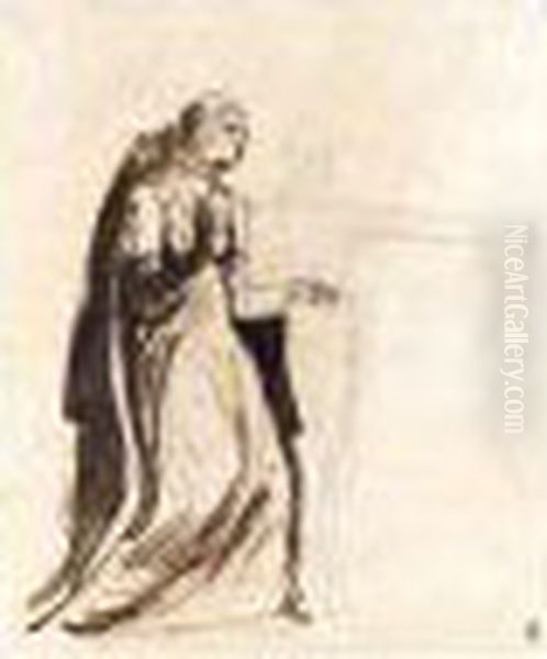 Study Of Standing Woman - view 1