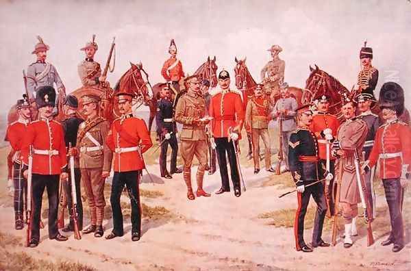 Types of the Territorial Army, from The Graphic, 1910 - view 1