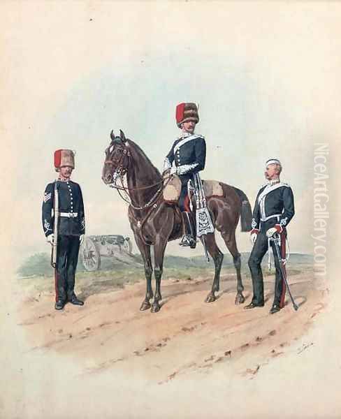 Officers of the Royal Artillery - view 1