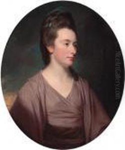 Portrait Of Elizabeth by George Romney