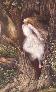 The Metamorphosis of Daphne into a Laurel tree by Apollo by Charles Sims