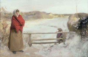 Snow Scene by Charles Sims