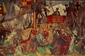 Signing of the Magna Carta, 1215 by Charles Sims