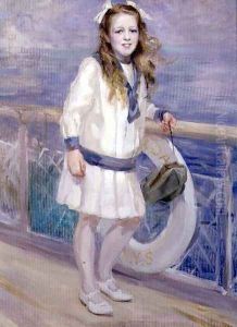 Girl in a Sailor Suit by Charles Sims