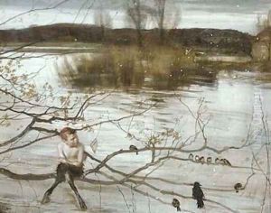 The Beautiful is Fled by Charles Sims
