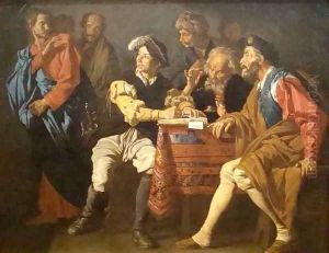 The Calling of St Matthew by Matthias Stomer