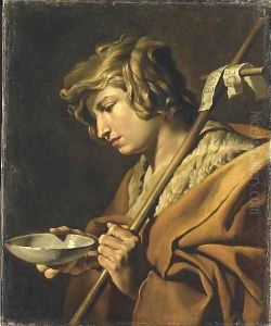 Johannes de Doper attributed to 1630-1650 by Matthias Stomer
