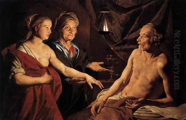 Sarah Leading Hagar to Abraham 2 - view 1