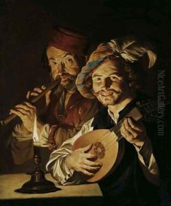 The Lautenist and the Flautist 1640 1650 The Lautenist and the Flautist 1640 1650