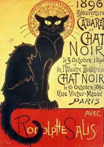 Reopening of the Chat Noir Cabaret, 1896 by Theophile Alexandre Steinlen