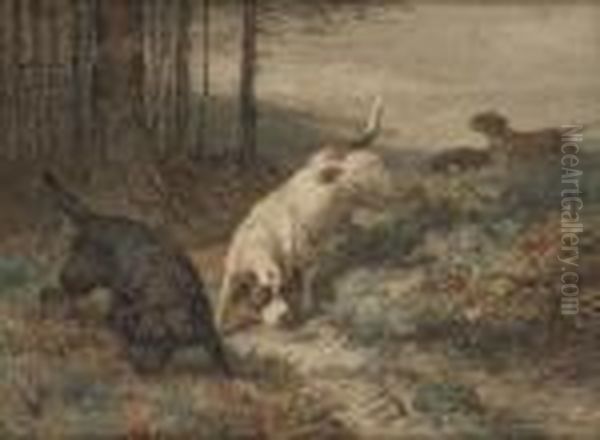 Chiens De Chasse Al'affut - view 1