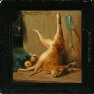 Nature Morte With Hare by Henriette Ronner-Knip