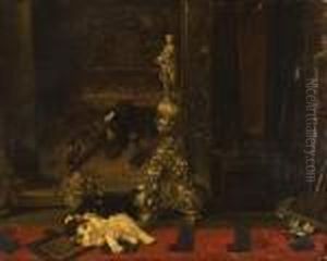 Two Kittens Playing by Henriette Ronner-Knip