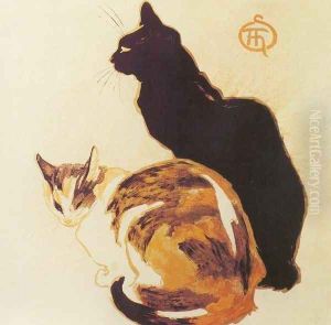 Les Chats - The Cats by Theophile Alexandre Steinlen