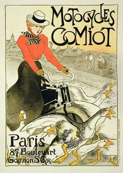 Reproduction of a Poster Advertising Comiot Motorcycles, 1899 - view 1