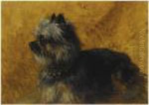 A Yorkshire Terrier by Henriette Ronner-Knip