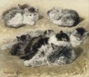 Furry Friends by Henriette Ronner-Knip