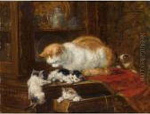Playing Time by Henriette Ronner-Knip
