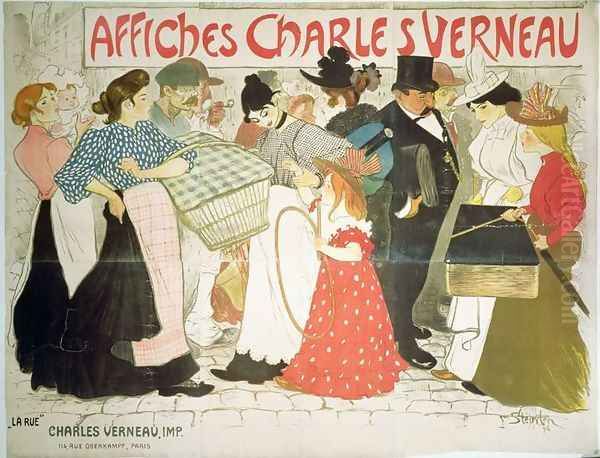 The Street, poster for the printer Charles Verneau, 1896 - view 1