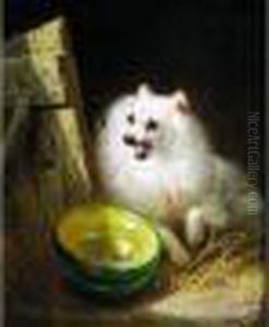 Chien Dans Un Poulailler by Henriette Ronner-Knip
