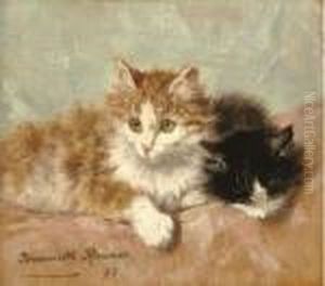 Resting Kittens by Henriette Ronner-Knip