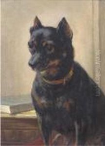 An Attentive Look by Henriette Ronner-Knip