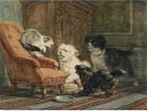 The Intruder by Henriette Ronner-Knip