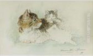 A Proud Mother by Henriette Ronner-Knip