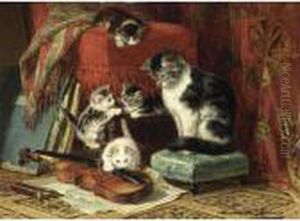 Playing Time by Henriette Ronner-Knip
