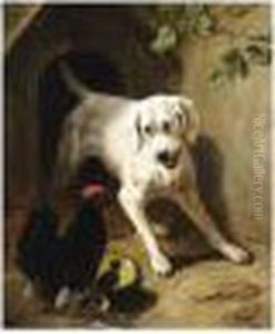 The Intruder by Henriette Ronner-Knip