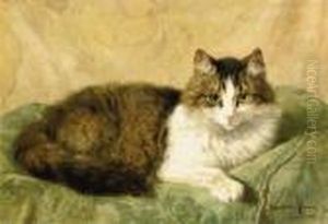 A Natural Pose by Henriette Ronner-Knip