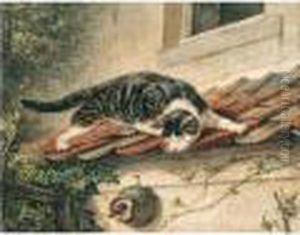 Gevaarlijk Spel (a Dangerous Game) by Henriette Ronner-Knip