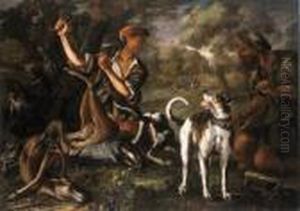 Roos, J.
A Stag Hunt by Johan Heinrich Roos
