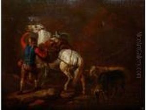 Uomo Con
Cavallo E Armenti by Philipp Peter Roos