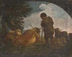 Pastore E Armenti by Philipp Peter Roos