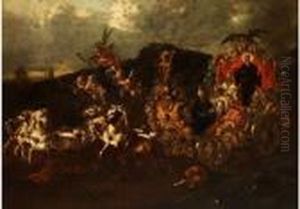 Triumphzug Der Kirchenvater by Philipp Peter Roos