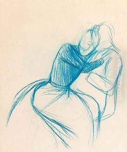 Les Amants by Theophile Alexandre Steinlen