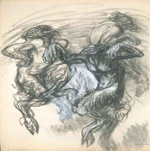 La foret hantee by Theophile Alexandre Steinlen