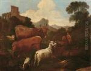 Scena Pastorale by Philipp Peter Roos