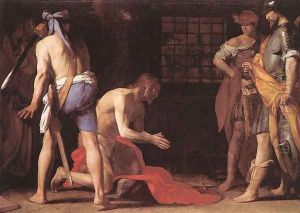 Beheading of St John the Baptist c. 1634 by Massimo Stanzione