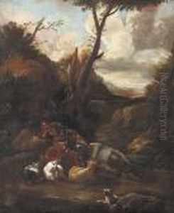 In Der Art
Idyllische Hirtenpartie. by Philipp Peter Roos