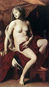 Cleopatra 1630s by Massimo Stanzione