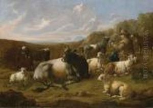 Pastore E Armenti In Un Paesaggio Laziale Pastore E Armenti In Un Paesaggio Laziale