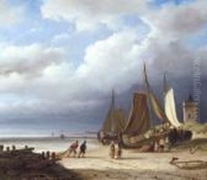 Pecheurs A La Plage